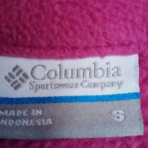 Columbia Hot Pink Fleece Jacket. S - Picture 2 of 4